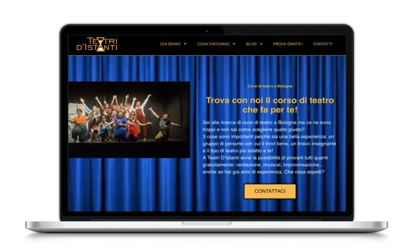 Realizzazione siti web teatri bologna
