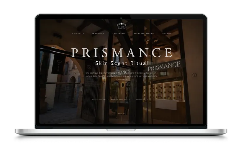 Realizzazione sito web per boutique di profumeria a Bologna